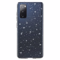 Crystal Glitter Ümbris jaoks Samsung Galaxy S20 FE/Lite Hõbedane