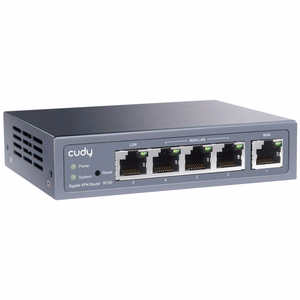 Cudy Gigabit Multi-WAN VPN ruuter juhtmega Fast Ethernet, Gigabit Ethernet hall