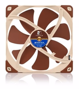 Noctua NOC-NF-A14-FLX arvuti jahutuskomponent Arvutikohvri ventilaator 14 cm beež, pruun