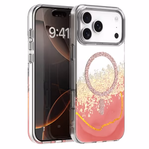 Чехол Epoxy Mag для iPhone 17 Pro Max 6,9'' розовый