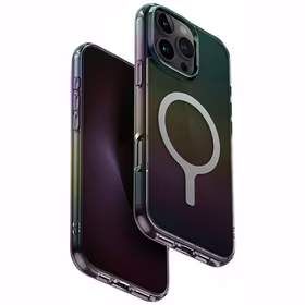 Uniq Iridescia Magclick Charging Ümbris jaoks iPhone 16 Pro Max - Must