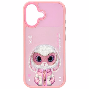 Nimmy Cool&Cute 2.0 Rabbit Ümbris jaoks iPhone 17 - Roosa