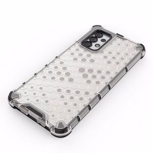 Samsung Galaxy A03s (166.5) musta Honeycomb korpus soomustatud kate geelraamiga Samsung Galaxy A03s (166.5)