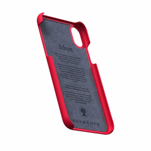 Nordic Elements Saeson Idun ümbris seadmele iPhone XS / X, punane