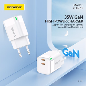 Foneng Wall laadija GAN35 GaN - 2xType C - PD 35W 3A valge