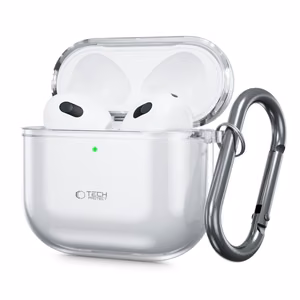 Tech-Protect FLEXAir Ümbris jaoks Apple AirPods 4 - läbipaistev