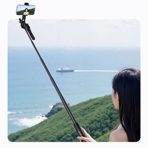 Selfipulk Orico SPN185 1/4 tolli statiiv telefoni kaamerale 360 kraadi pööramisega Bluetooth 5.2 - must