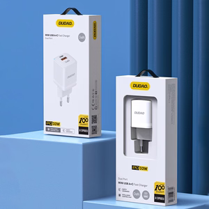 Wall Laadija GaN 33W PPS USB C/USB Dudao A13Pro - valge