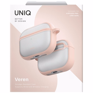 Uniq Veren ümbris jaoks AirPods Pro 3 - roosa