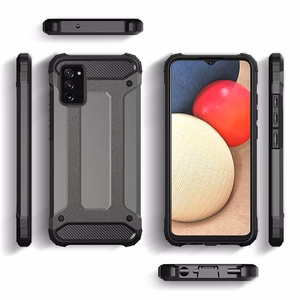 Hübriidarmor ümbris Samsung Galaxy A03s must vastupidavad katted