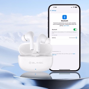 Blavec Bluetooth TWS Kõrvaklapid BW-02 Carbon (BW02-W) valge