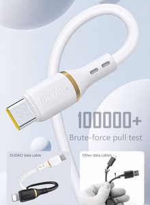 Dudao L25X USB-C–Lightning kaabel, 30 W, 1,0 m, valge