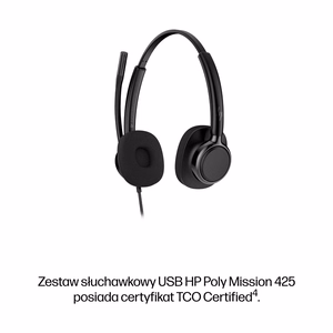 HP Poly Mission 425 USB juhtmega peakomplekt