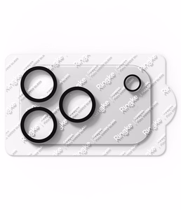 Ringke Camera Full Cover kaamerakaitseklaas, 2 tk komplekt iPhone 18 Pro Max jaoks, must