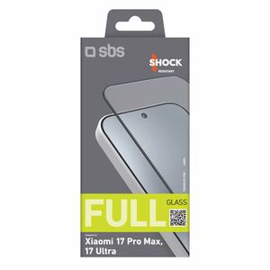SBS Full Cover karastatud klaas Xiaomi 17 Pro Max jaoks