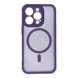 FULL MATTE MAG COVER ümbris compatible with MagSafe jaoks IPHONE 14 Pro purple