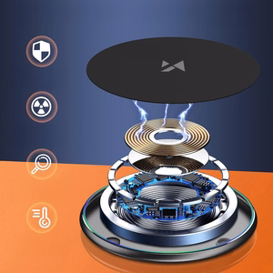 Wozinsky WLI-01Y 15W Qi Induktiivne Laadija koos USB-C Kaabel - must