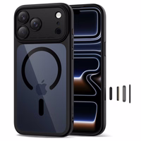 Tech-Protect Magpeak Magsafe CC Ümbris jaoks iPhone 17 Pro Max - Clear must