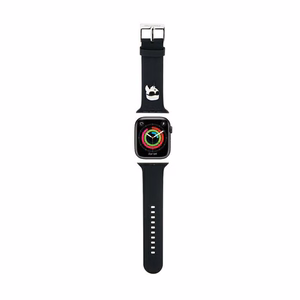 Karl Lagerfeld 3D Rubber Karl Head rihm must Apple Watch 38/40/41mm jaoks