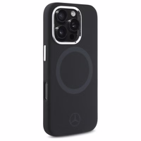 Mercedes Silicone Tonal Logo MagSafe iPhone 16 Pro Max Ümbris - must