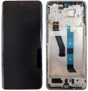 Xiaomi Poco M8 5G originaalne roheline ekraanimoodul puutepaneeli ja raamiga (hoolduspakend)