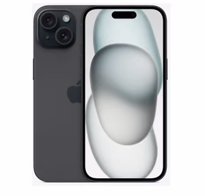 Taastatud iPhone 15 128GB must A klass