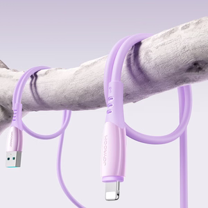 Joyroom S-A59 Vibrant Series 3A USB-A - Lightning kaabel 1.2m - lilla