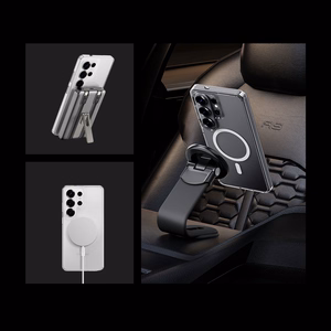 Rock Crystal läbipaistev Series Magnetic Ümbris for Samsung Galaxy S26 läbipaistev