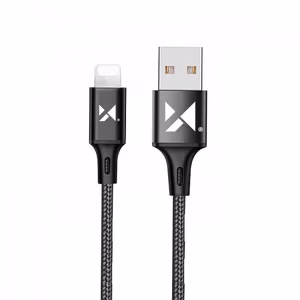 USB kaabel Wozinsky WUC-L2B must Lightning 200cm