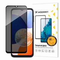 Wozinsky Privacy Glass Karastatud klaas Samsung Galaxy A14 5G / Galaxy A14 with Anti Spy Privacy Filter