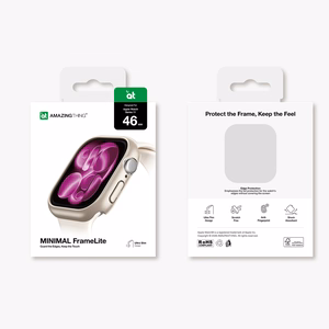 AmazingThing Minimal Kaitsev Ümbris jaoks Apple Kell Seeria 11 42mm - läbipaistev