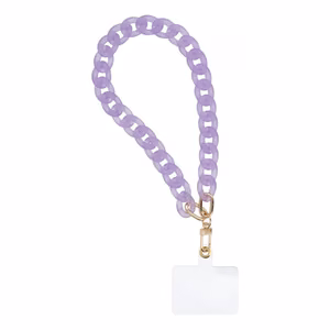 PANAMA Phone lanyard, Phone pendant / cord length 40cm (20cm in the loop) / on wrist - lilla