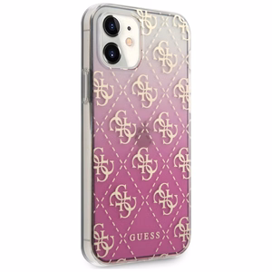Guess GUHCP12SPCU4GGPI iPhone 12 mini 5.4" roosa/roosa kõvakaaneline 4G Gradient korpus