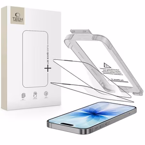 Tech-Protect Quick Set+ 2-pack karastatud klaas jaoks iPhone 17 - must