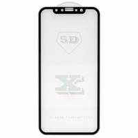 Karastatud klaas Full Glue 5D jaoks IPHONE XR (6,1") Must