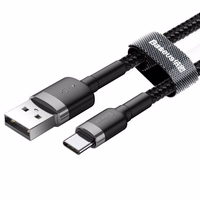 USB cable Baseus Cafule Type-C 1.0m 3A hall-must CATKLF-BG1