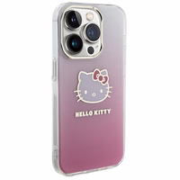 Hello Kitty IML Gradient Electrop Kitty Head ümbris jaoks iPhone 13 Pro Max - roosa