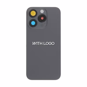 Back Cover Compatible With iPhone 15 Pro / Black Titanium / (without NFC flex) / OEM