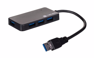 NATEC jaotur USB 3.0 Moth (4 porti, must)