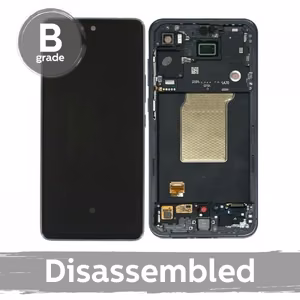LCD ekraan sobib seadmele Samsung A556 A55 5G raamiga / Ice Blue / (9/10 disassembled)