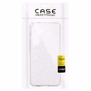 Crystal Glitter Ümbris jaoks Samsung Galaxy S24 FE Hõbedane