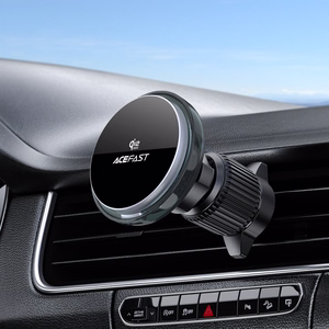 Acefast D61 magnetiline auto õhutusava hoidik Qi2 25 W juhtmevaba laadimisega, hall