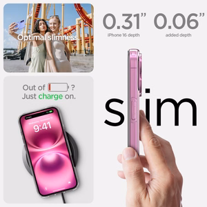 SPIGEN ümbris LIQUID CRYSTAL MAG compatible with MagSafe do IPHONE 16 clear