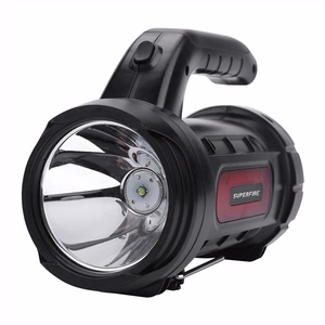 Superfire M9-E searchlight - 900 lm, 473 m, 6000 mAh, 5h operation, akupank
