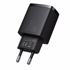 Laadija Baseus Compact Quick Laadija 20W USB-C/USB-A must CCXJ-B01