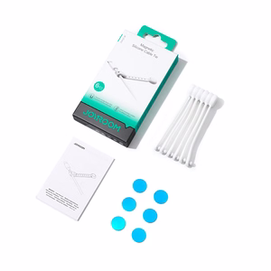 Joyroom JR-ZS422 Kaabel Organizer Silicone Headband koos Magnet, Set of 6 - valge