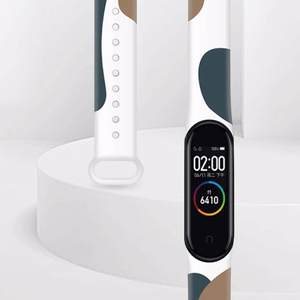 Rihm Moro rihm Xiaomi Mi Band 5 / 6 silikoonist rihmaga kella käevõru muster 4