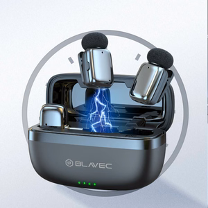 Blavec Lavalier mikrofonid x 2 MK-03 ClipGo Type C (LMMK03-S) hõbedane