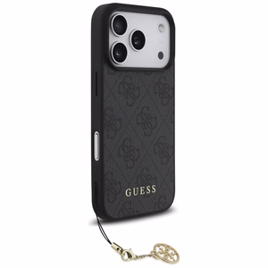 Guess 4G Charms Collection MagSafe ümbris jaoks iPhone 17 Pro - must