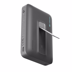 Cuktech WPB100 akupank 10 000 mAh, Qi2, 30 W, magnetkinnituse ja toega – must